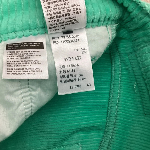 Levi's Corduroy Ribcage Straight Ankle Pants Size 24 - Picture 10 of 11